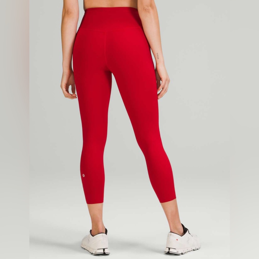 Lululemon Base Pace High-Rise Crop 23"
Dark Red size 16 nwot